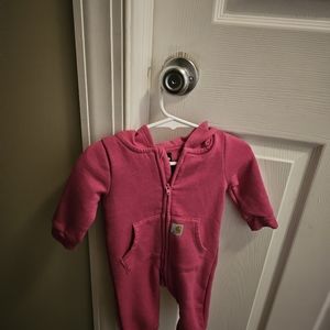Carhartt Infant Long Sleeve Zip Front Coverall Size 3 month(0-3)